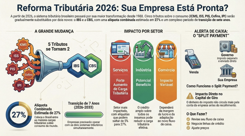 Reforma Tributária: como ela impacta sua empresa e o que fazer agora?